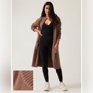 Athleta Women's Open Front Wool and Cashmere Cardigan Sweater